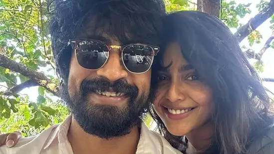 Aishwarya Lekshmi posed with Arjun Das