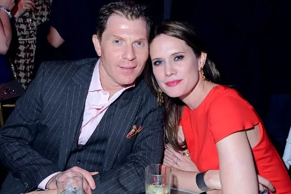 Kate Connelly with Bobby Flay