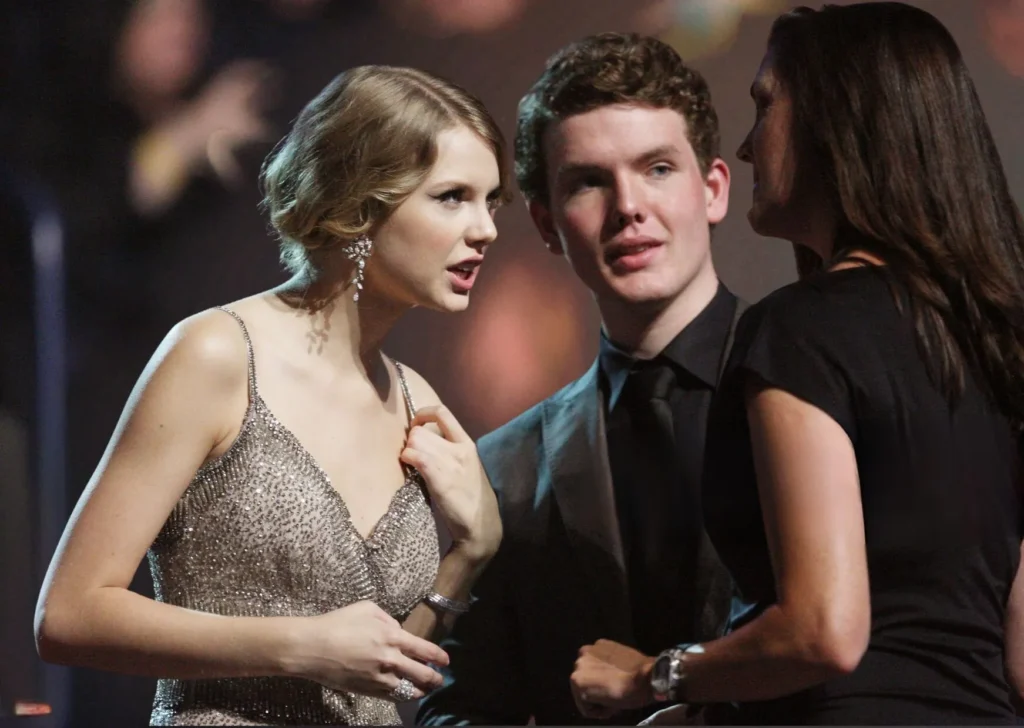 Austin Swift and Taylor Swift