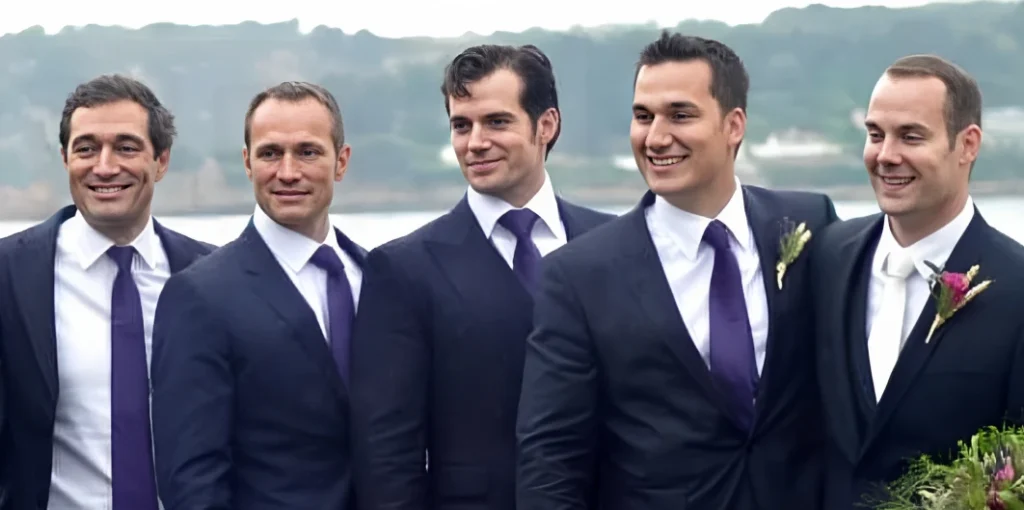 Henry Cavill with his brothers 